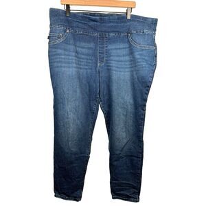 Lee Jeans Women's Sculpting Slim Fit Skinny Leg Blue Size 22 W Petite NWOT‎